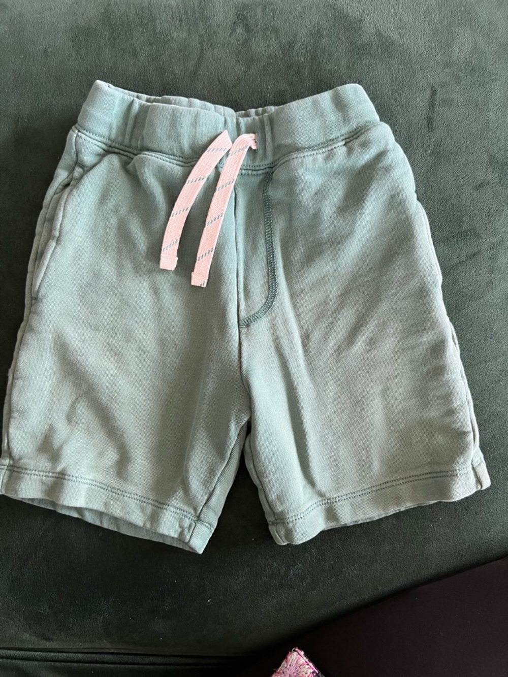 Crewcuts Knit Drawstring Shorts in Sage Green